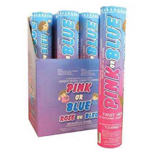 Pink or Blue Gender Reveal Confetti Popper